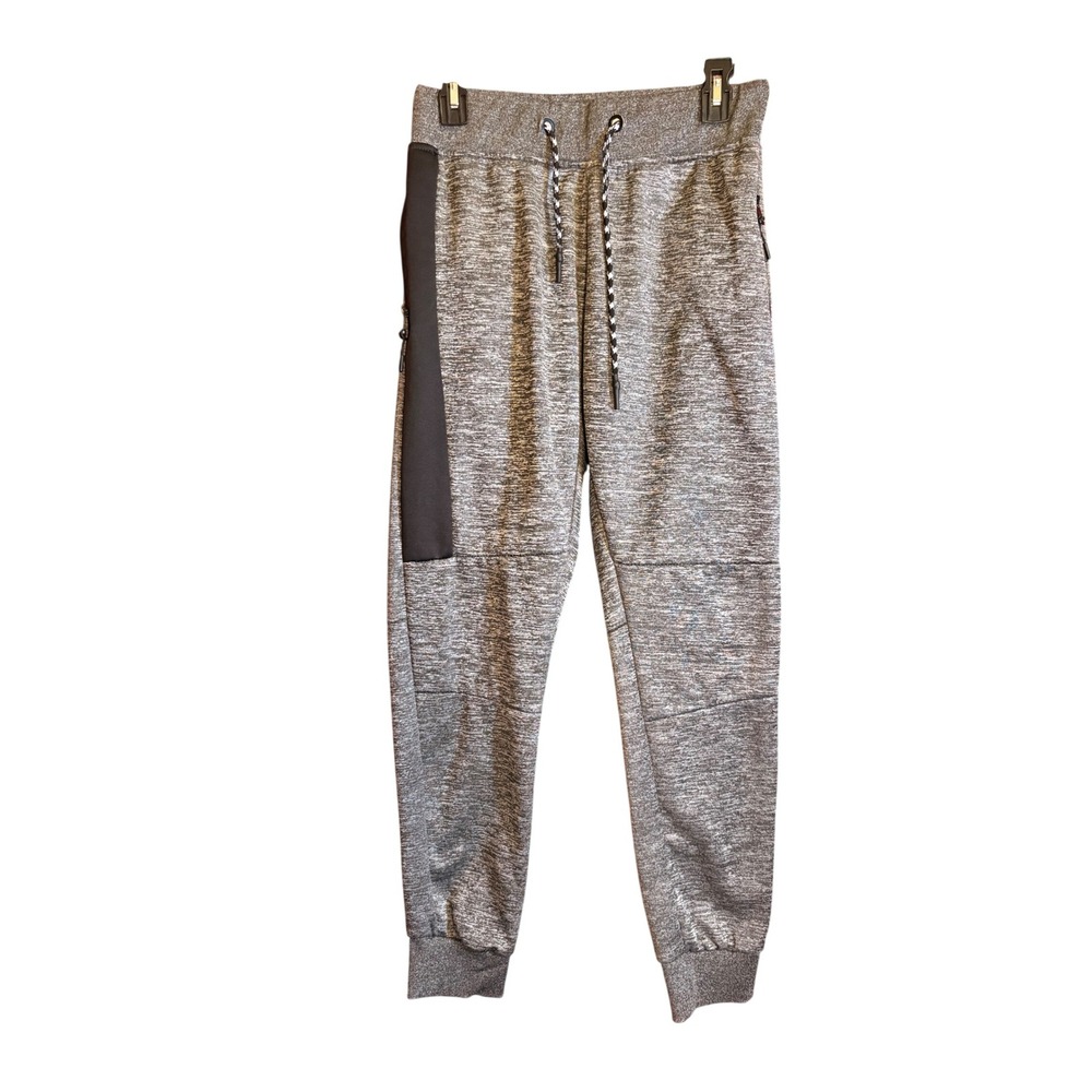 Aeropostale Joggers Men's S Grey Good Space Dye Fleece Tapered Sweatpants